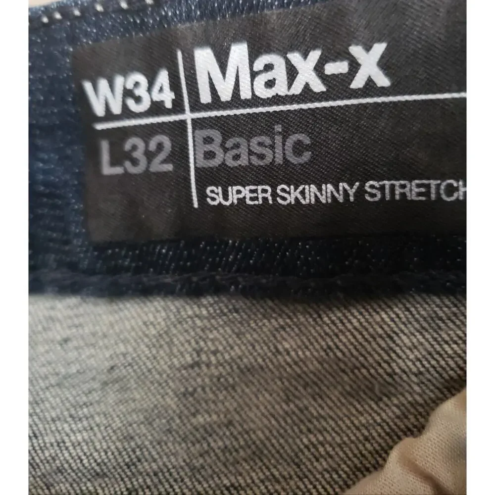 Buffalo by David Bitton Basic Super skinny Stretch Denim MAX-X Jeans 34(36×32)